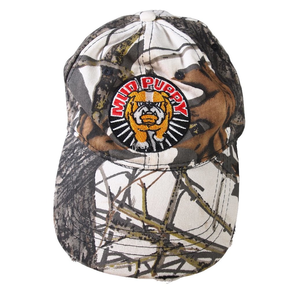 Mud Puppy Baseball Cap Hunter Camo Pattern Adjustable Back, Unisex